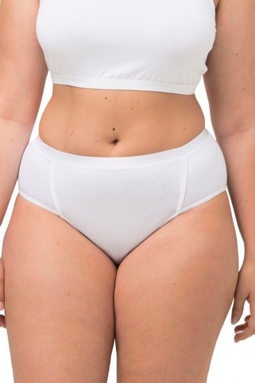 Ulla Popken 711214 Spodnjice 2 kosa Bela - Spodnjice - 