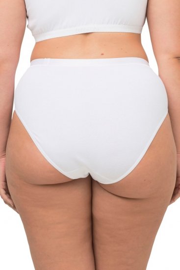 Ulla Popken 711214 Spodnjice 2 kosa Bela - Spodnjice - 