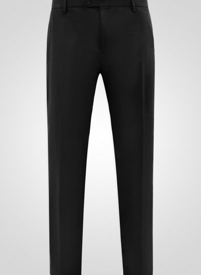 D555 Ted 4 Way Stretch Tailored Trouser Črna - Obleke - Velike številke oblek za moške