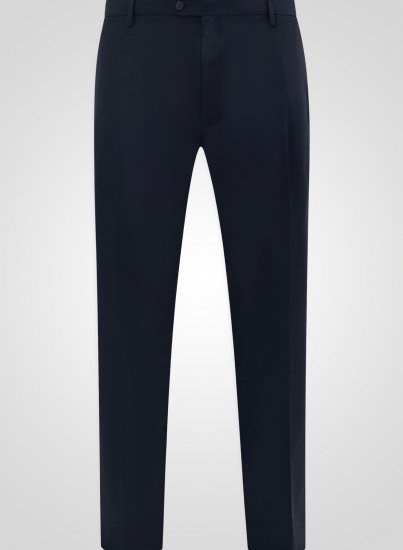 D555 Ted 4 Way Stretch Tailored Trouser Mornarska - Obleke - Velike številke oblek za moške