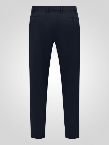 D555 Ted 4 Way Stretch Tailored Trouser Mornarska - Obleke - Velike številke oblek za moške