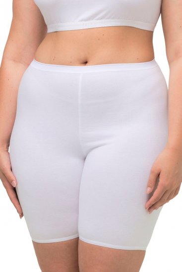 Ulla Popken 716595 Boksarice z zaščito stegen 3 kosa Bela - Spodnjice - 