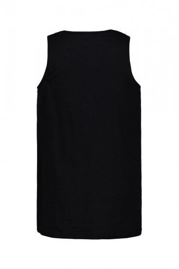 JP1880 Rolling Stones Graphic Band Tank Top Black - Kratke Majice - Moške kratke majice za močnejše postave