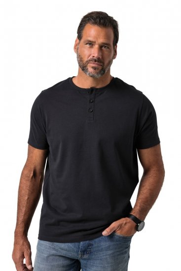 JP1880 726695 Henley majica Črna TALL - TALL T-shirts - Majice za visoke moške