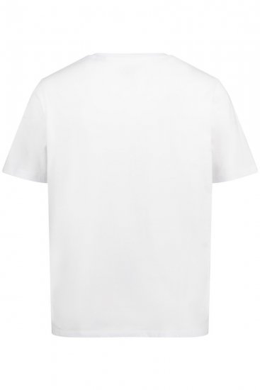 JP1880 726695 Majica Henley Bela - Kratke Majice - Moške kratke majice za močnejše postave