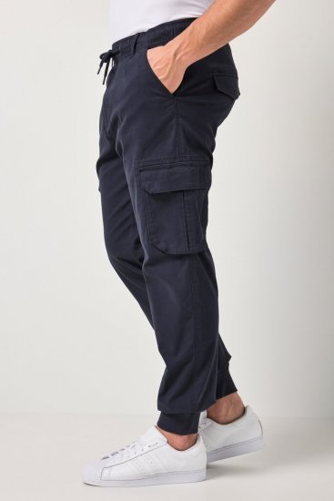JP1880 Stretchy FLEXNAMIC Cargo Pants Navy - Cargo hlače - Moške Cargo Hlače za Močnejše Postave