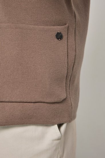 JP1880 Milano Flexnamic Pleten suknjič Orehovo rjava - Obleke - Velike številke oblek za moške