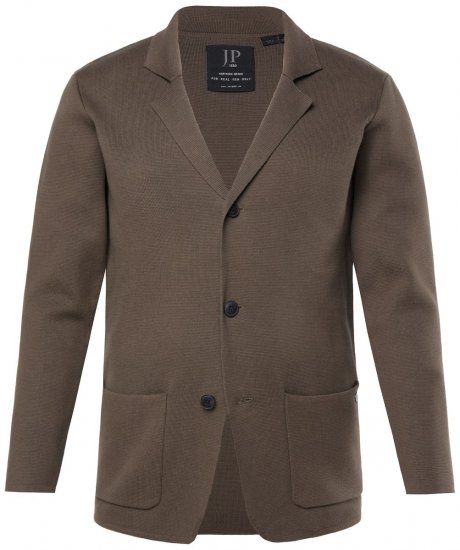 JP1880 Milano Flexnamic Pleten suknjič Khaki rjava - Obleke - Velike številke oblek za moške