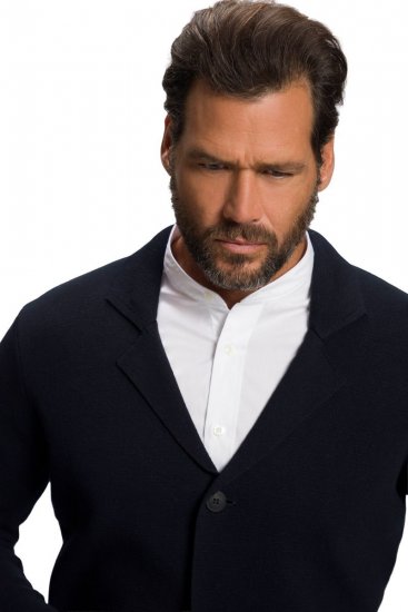 JP1880 Jacket Business Flexnamic Milano Navy - Obleke - Velike številke oblek za moške