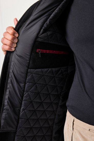 JP1880 Jacket Water-repellent Warm Black - Jakne - Moške bunde za Močnejše Postave