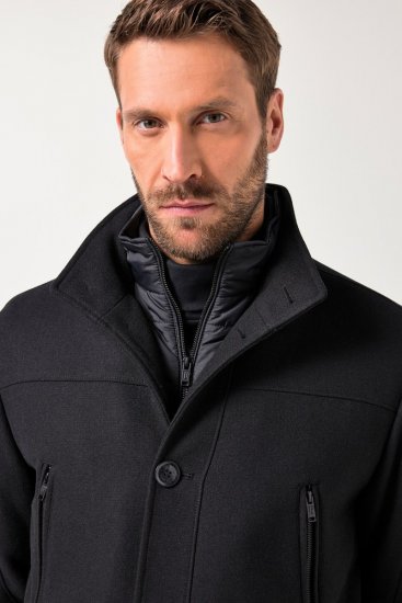 JP1880 Jacket Water-repellent Warm Black - Jakne - Moške bunde za Močnejše Postave