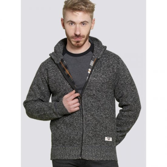 D555 Braxton Sweater Charcoal - Puloverji & jopice - Moški Puloverji & Jopice za Močnejše Postave