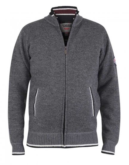 D555 Blyford Jumper With Bonded Fleece Lining And Pocket - Puloverji & jopice - Moški Puloverji & Jopice za Močnejše Postave