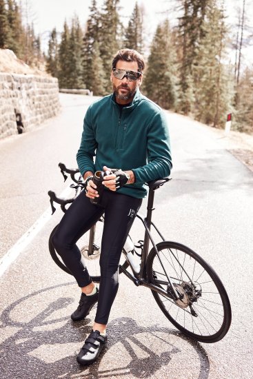 JP1880 Jay-Pi Cycling Pants Black - Športna & zunanja oblačila - Moška Športna Oblačila za Močnejše postave