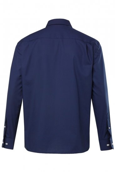 JP1880 Shirt Business Long Sleeve Navy - Srajce - Moške srajce za Močnejše Postave