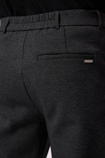 JP1880 New York Flexnamic Jersey chino hlače Antracit - Obleke - Velike številke oblek za moške