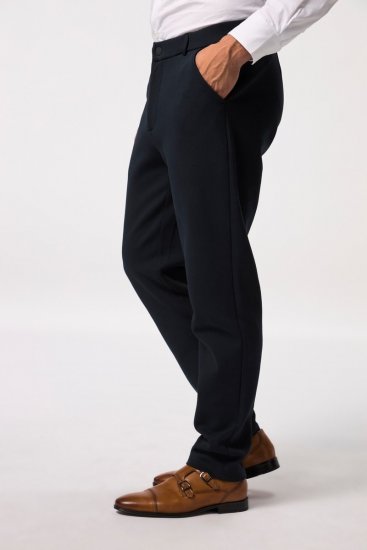 JP1880 New York Flexnamic Jersey chino hlače Temno modra - Obleke - Velike številke oblek za moške