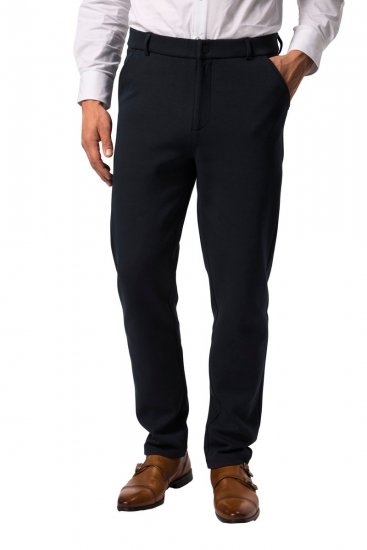 JP1880 New York Flexnamic Jersey chino hlače Temno modra - Obleke - Velike številke oblek za moške
