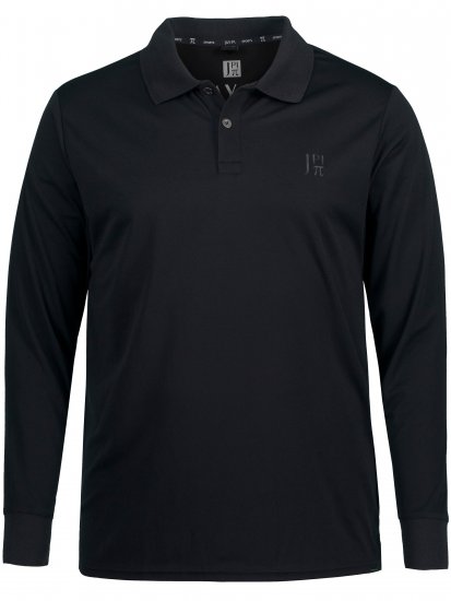 JP1880 Jay-Pi QuickDry Long Sleeve Golf Polo Shirt Black - Športna & zunanja oblačila - Moška Športna Oblačila za Močnejše postave