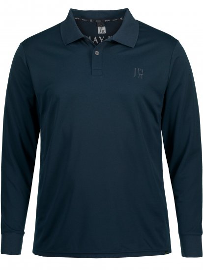 JP1880 Jay-Pi QuickDry Long Sleeve Golf Polo Shirt Navy Blue - Športna & zunanja oblačila - Moška Športna Oblačila za Močnejše postave