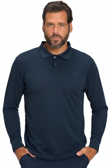 JP1880 Jay-Pi QuickDry Long Sleeve Golf Polo Shirt Navy Blue - Športna & zunanja oblačila - Moška Športna Oblačila za Močnejše postave