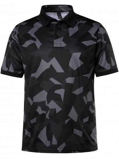Jay-Pi QuickDry Golf Polo Shirt Camouflage Black - Športna & zunanja oblačila - Moška Športna Oblačila za Močnejše postave