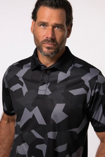 Jay-Pi QuickDry Golf Polo Shirt Camouflage Black - Športna & zunanja oblačila - Moška Športna Oblačila za Močnejše postave