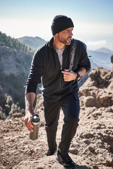 JP1880 Jay-Pi Softshell Pants Black - Športna & zunanja oblačila - Moška Športna Oblačila za Močnejše postave