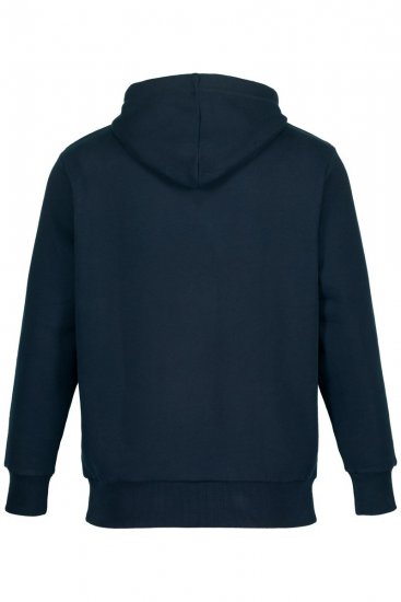 JAY-PI Hoodie with Soft Brushed Interior Navy - Puloverji & jopice - Moški Puloverji & Jopice za Močnejše Postave