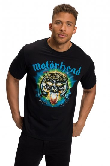 JP1880 Motörhead OVERKILL Theme Graphic Comfort Fit Band T-Shirt Black - Kratke Majice - Moške kratke majice za močnejše postave