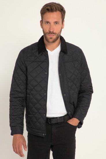 JP1880 Jacket Quilted Black - Jakne - Moške bunde za Močnejše Postave