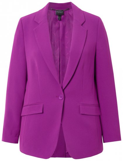 Ulla Popken 811944 Klasičen suknjič Slivova - Blazer - Blazerji v velikih velikostih za ženske