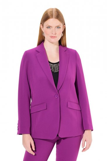 Ulla Popken 811944 Klasičen suknjič Slivova - Blazer - Blazerji v velikih velikostih za ženske