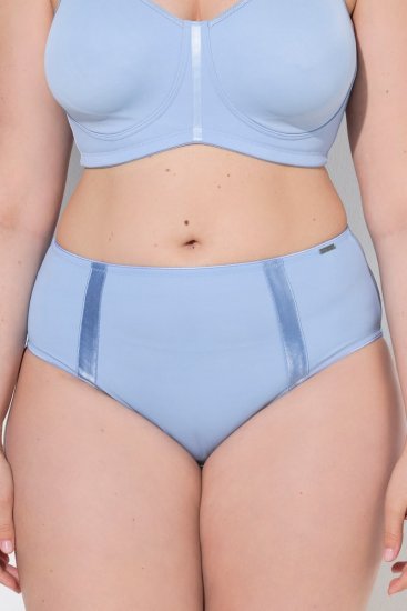 Ulla Popken 815268 Črtaste spodnjice Svetlo modra - Spodnjice - 