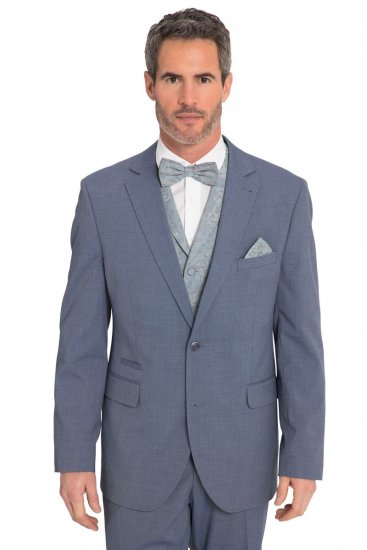JP1880 Paris Flexnamic Suknjič Jeans modra - Obleke - Velike številke oblek za moške