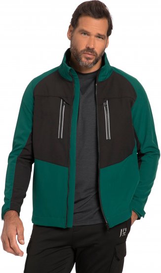 JP1880 Jay-PI Flexnamic Softshell Jacket Bottle Green - Športna & zunanja oblačila - Moška Športna Oblačila za Močnejše postave