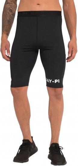 JP1880 Jay-Pi Flexnamic Fitness Sport Tights Black - Športna & zunanja oblačila - Moška Športna Oblačila za Močnejše postave