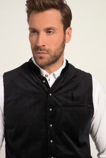 JP1880 Velvet Vest Traditional Black - Svečana oblačila - Praznična in svečana oblačila – Praznujte elegantno in udobno