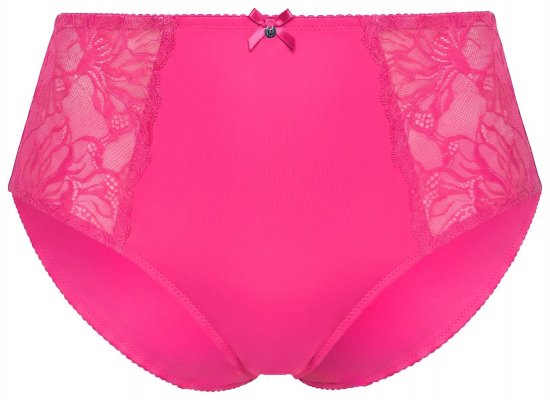 Ulla Popken 822864 Spodnjice s čipko Roza - Spodnjice - 