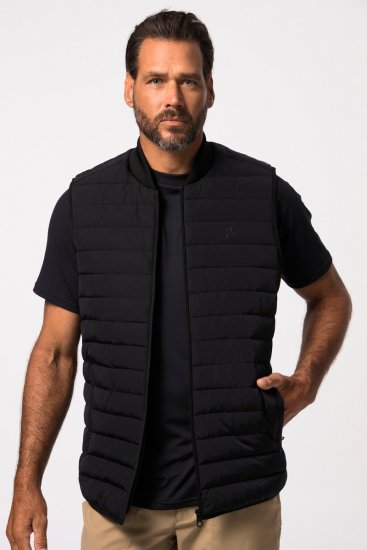 JP1880 Guilted College Collar Golf Vest Dark Navy - Športna & zunanja oblačila - Moška Športna Oblačila za Močnejše postave