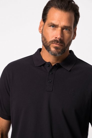 JP1880 Jay-Pi Flexnamic Pique Golf Polo Shirt Dark Navy - Športna & zunanja oblačila - Moška Športna Oblačila za Močnejše postave
