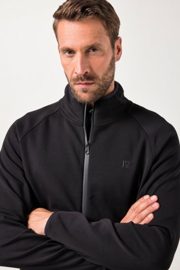 JAY-PI FLEXNAMIC® Golf Sweat Jacket with Zipper Black - Športna & zunanja oblačila - Moška Športna Oblačila za Močnejše postave