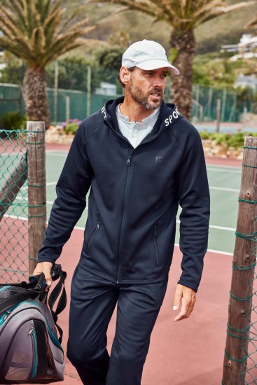 JP1880 Jay-Pi Flexnamic Tennis Training Softshell Jacket Dark Marine - Športna & zunanja oblačila - Moška Športna Oblačila za Močnejše postave