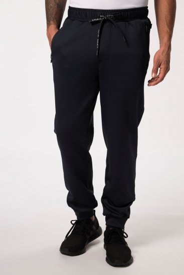 JAY-PI Tennis Tracksuit Pants Black - Trenirke & kratke trenirke - Moške Trenirke za Močnejše Postave