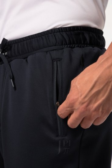 JAY-PI Tennis Tracksuit Pants Black - Trenirke & kratke trenirke - Moške Trenirke za Močnejše Postave