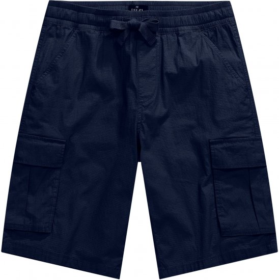 JP1880 Jay-Pi Flexnamic Bermuda Cargo Shorts Navy Blue - Športna & zunanja oblačila - Moška Športna Oblačila za Močnejše postave