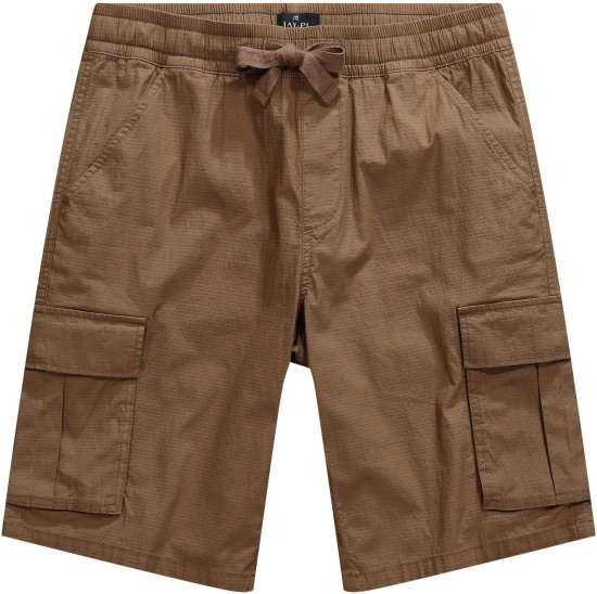 JP1880 Jay-Pi Flexnamic Bermuda Cargo Shorts Copper Brown - Športna & zunanja oblačila - Moška Športna Oblačila za Močnejše postave