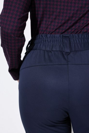 Ulla Popken 824297 Softshell hlače s snežnim ščitnikom Temno modra - Smučarska oblačila - 