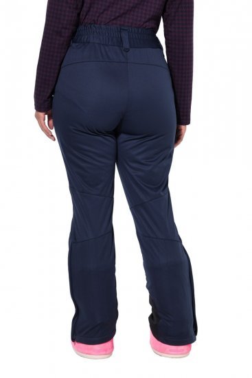 Ulla Popken 824297 Softshell hlače s snežnim ščitnikom Temno modra - Smučarska oblačila - 