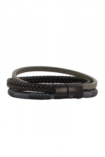 JP1880 824904 Zapestnica zelo dolg Črna - Nakit - 